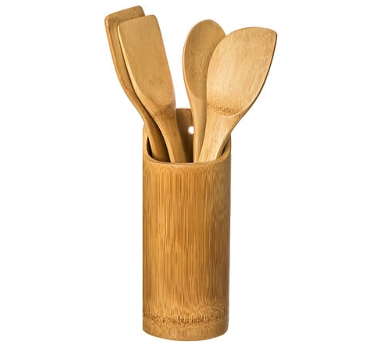 Houten lepelset van 4